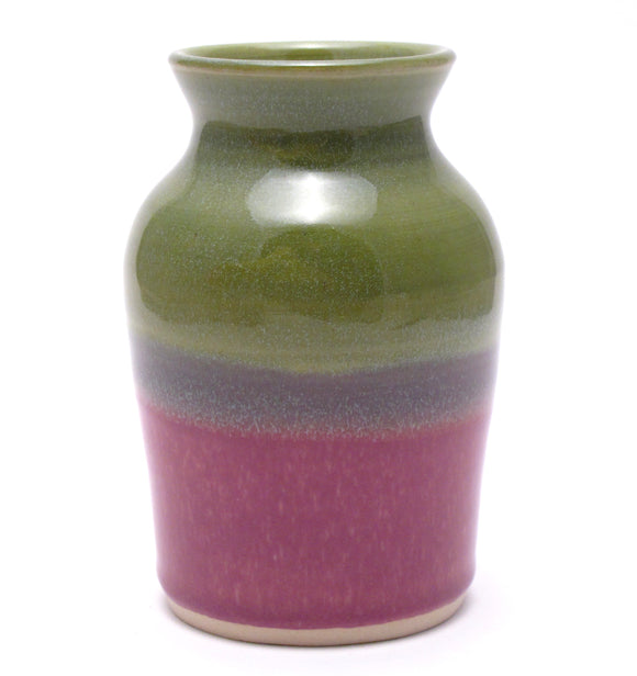 Green and Lilac Vase