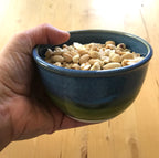 Pair of Blue and Green Cereal Bowls