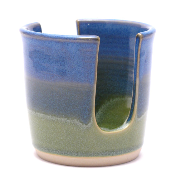 Blue and Green Sponge Holder
