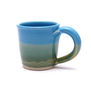 Aqua and Green Mug