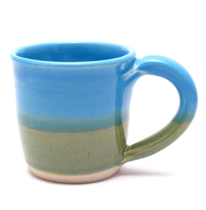Aqua and Green Mug