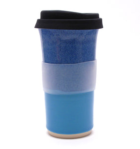 Blue and Aqua Travel Mug
