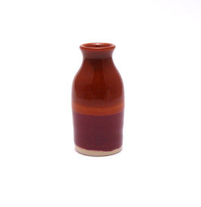 Raspberry and Stone Bud Vase