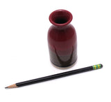 Raspberry and Stone Bud Vase