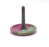 Green and Lilac Ring Holder