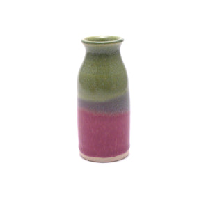 Green and Lilac Bud Vase