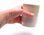 Pair of Yellow and White Cups