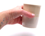 Pair of Yellow and White Cups
