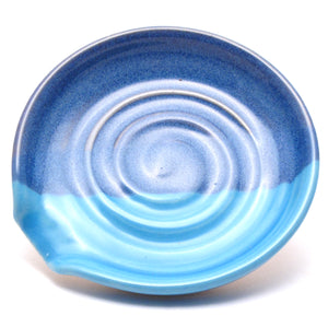 Blue and Aqua Spoon Rest