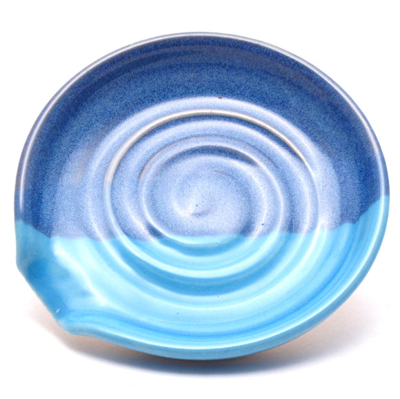 Blue and Aqua Spoon Rest