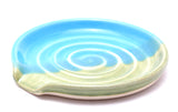 Aqua and Green Spoon Rest
