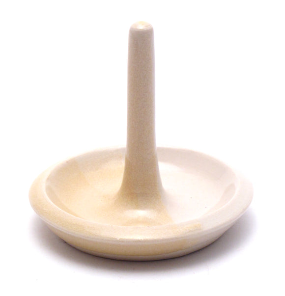 Yellow and White Ring Holder