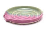 Green and Lilac Spoon Rest