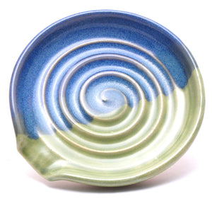 Blue and Green Spoon Rest