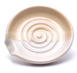Yellow and White Spoon Rest