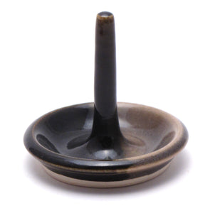 Black and Stone Ring Holder