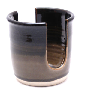 Black and Stone Sponge Holder