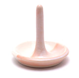 Pink and White Ring Holder