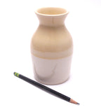 Yellow and White Vase