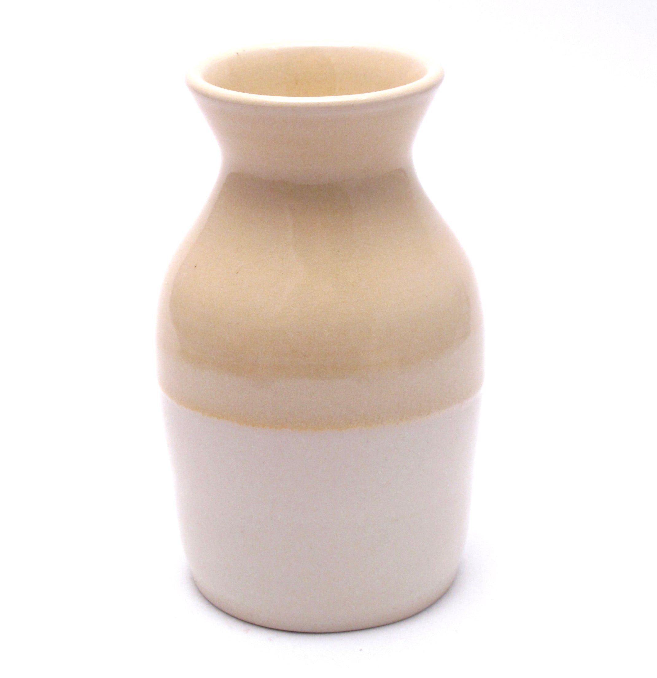 Yellow and White Vase
