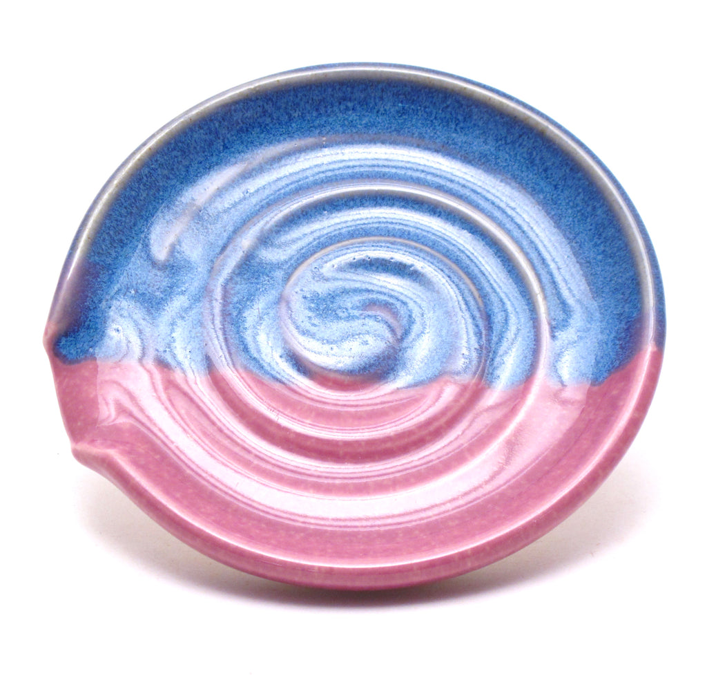 Blue and Lilac Spoon Rest