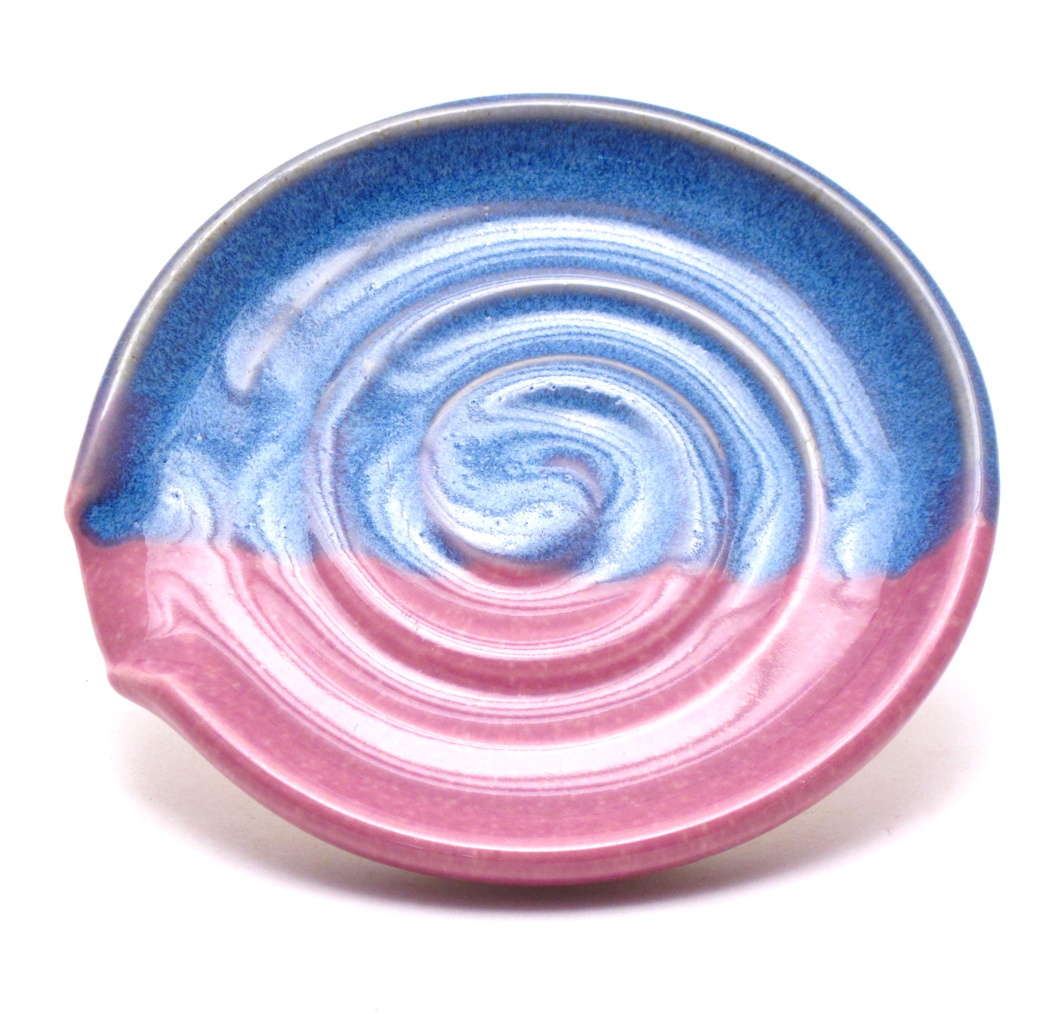 Blue and Lilac Spoon Rest