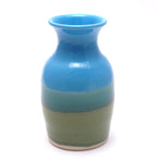 Aqua and Green Vase