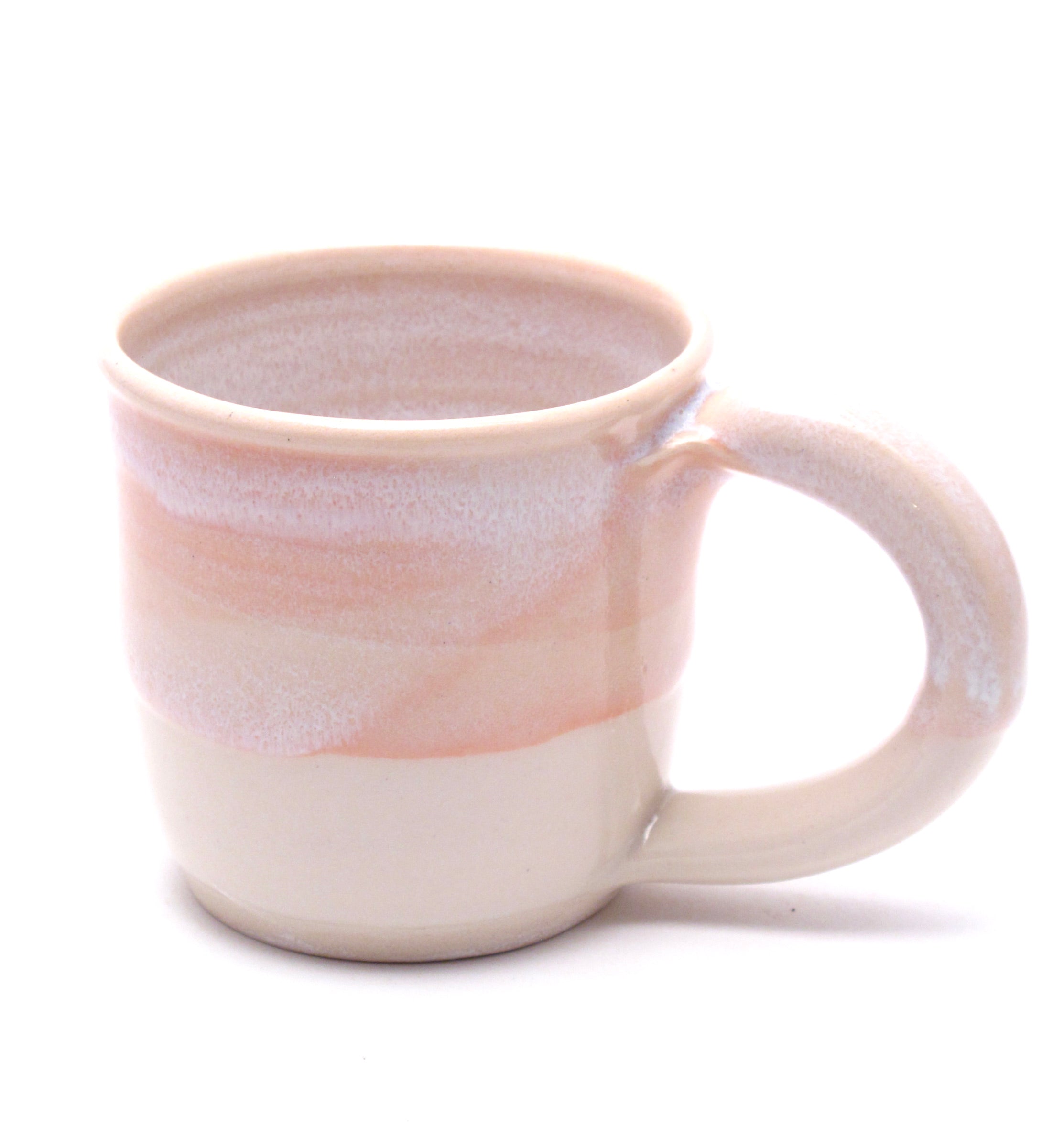 Pink and White Mug
