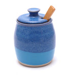 Blue and Aqua Sugar Bowl