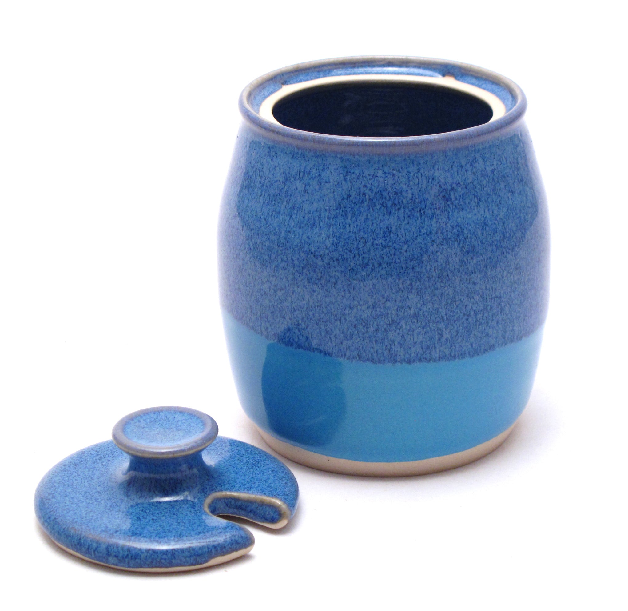 Blue and Aqua Sugar Bowl