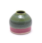Green and Lilac Ikebana Vase