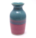 Teal and Lilac Vase