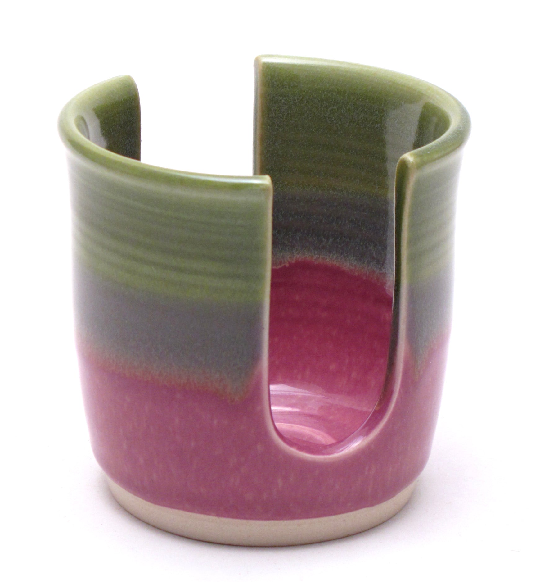Green and Lilac Sponge Holder