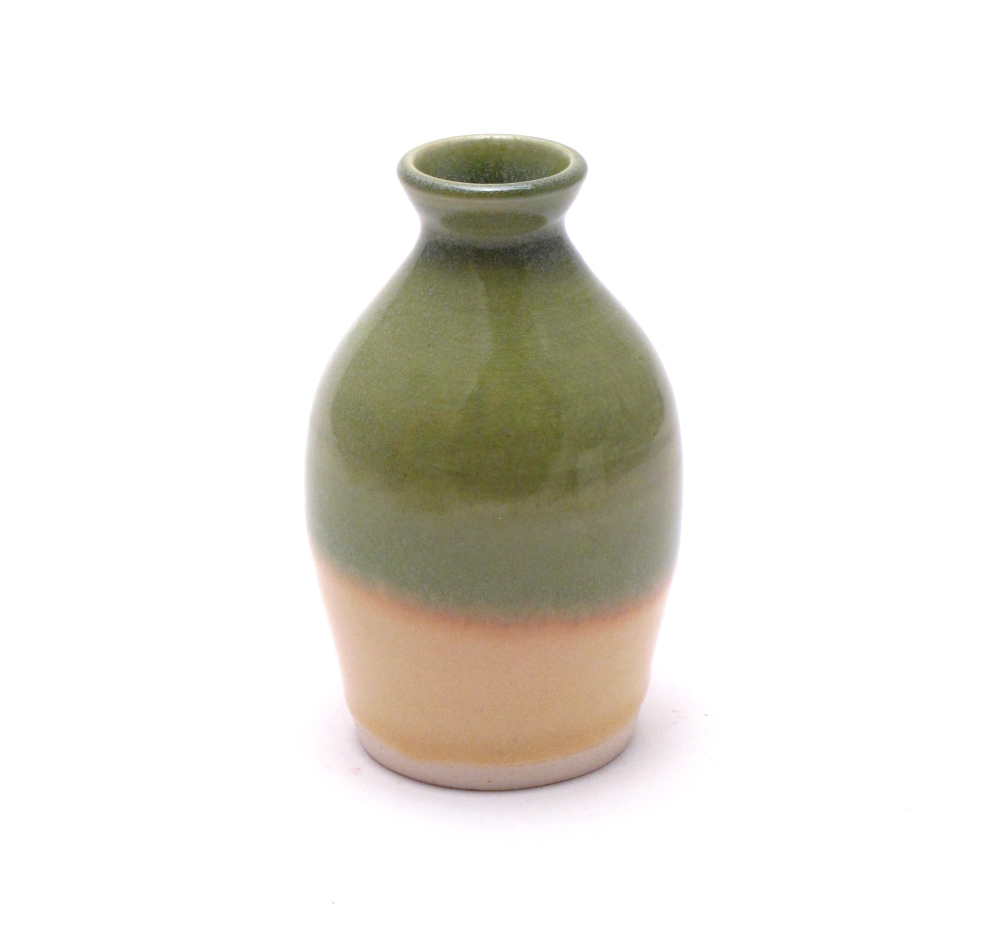 Green and Yellow Bud Vase
