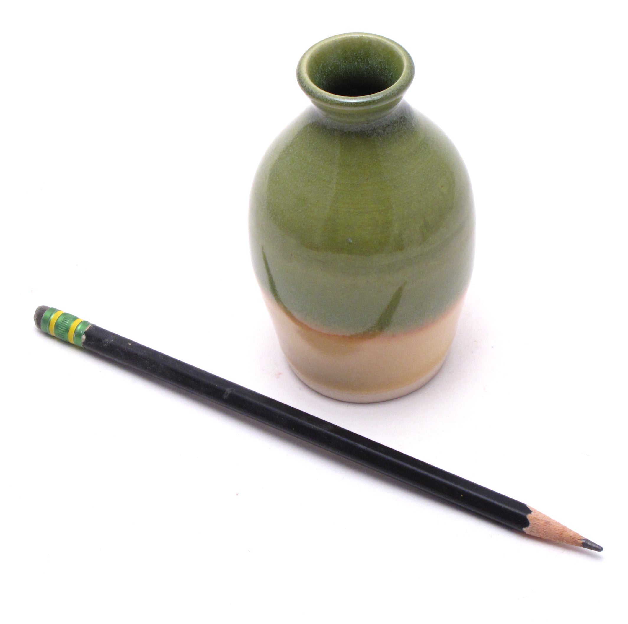 Green and Yellow Bud Vase