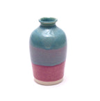Teal and Lilac Bud Vase