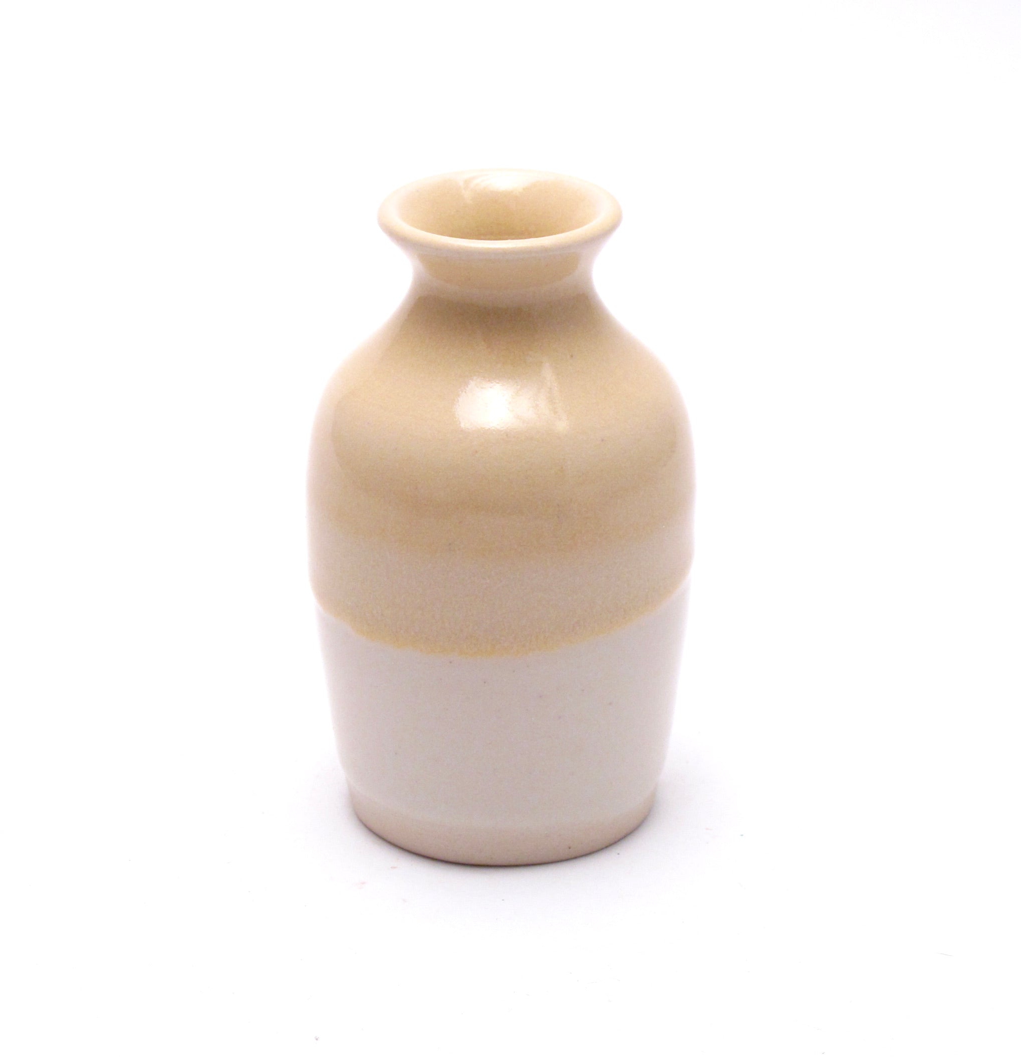 Yellow and White Bud Vase