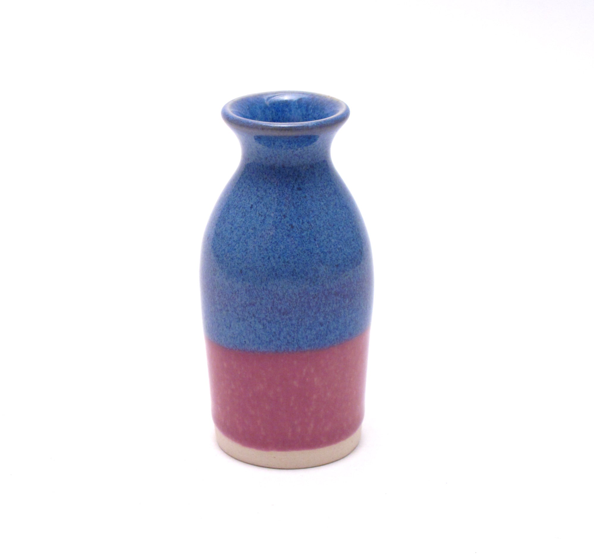 Blue and Lilac Bud Vase
