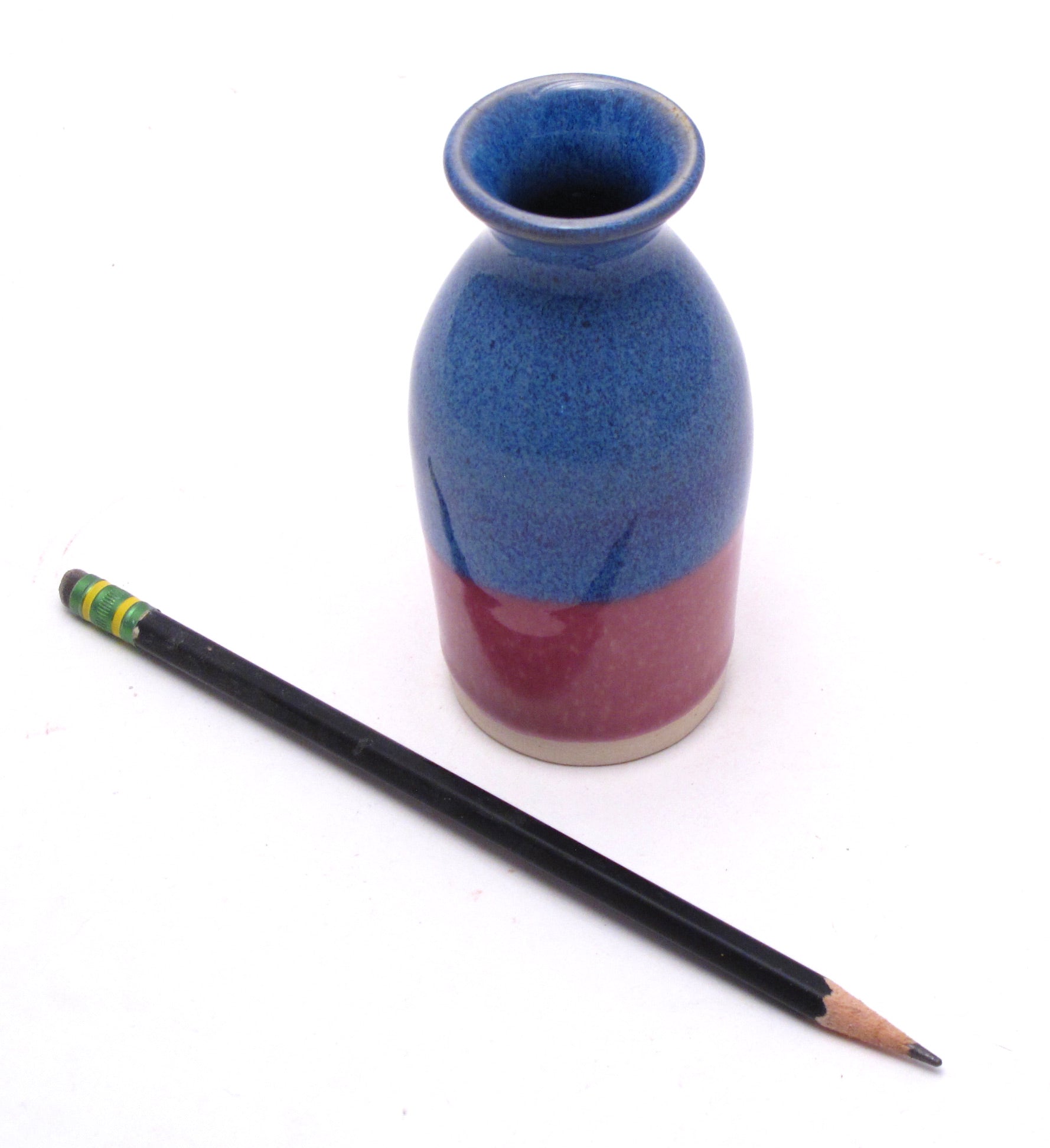 Blue and Lilac Bud Vase