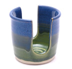 Blue and Green Sponge Holder