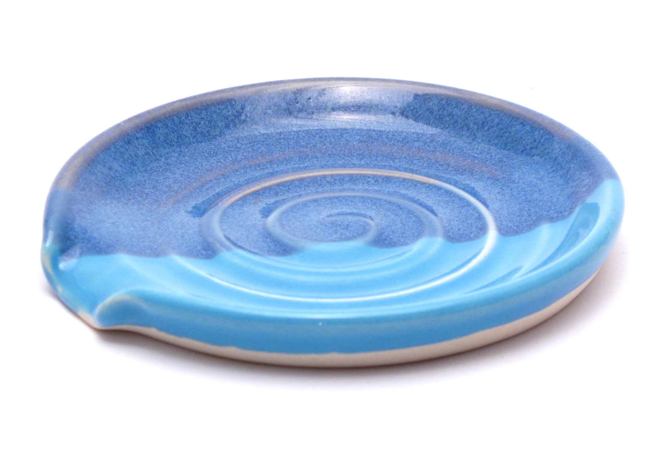 Blue and Aqua Spoon Rest