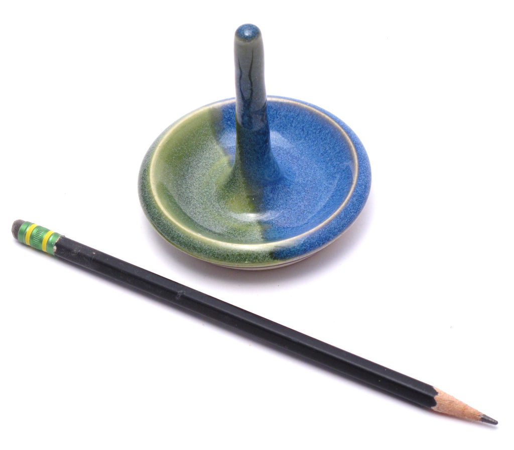 Blue and Green Ring Holder