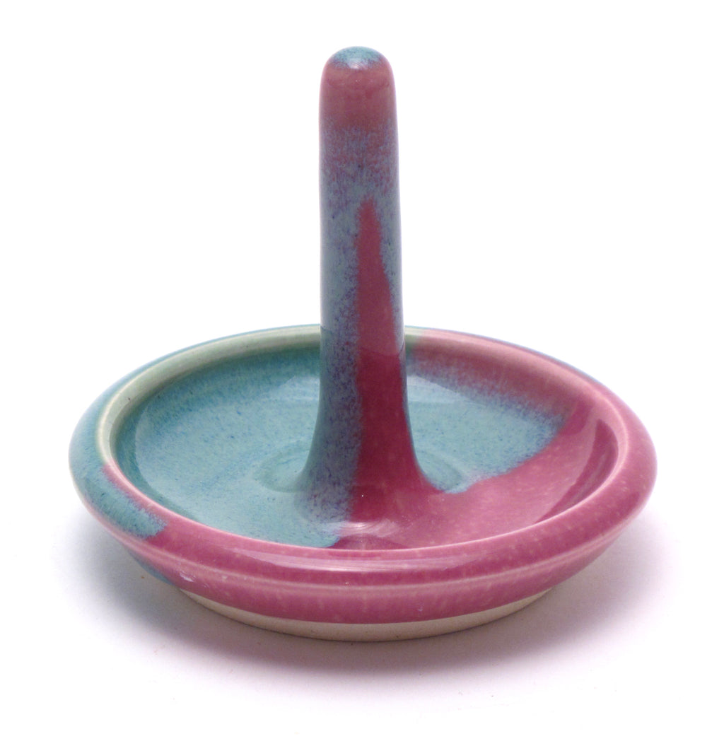 Teal and Lilac Ring Holder