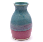Teal and Lilac Vase