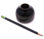 Black and Stone Ikebana Vase