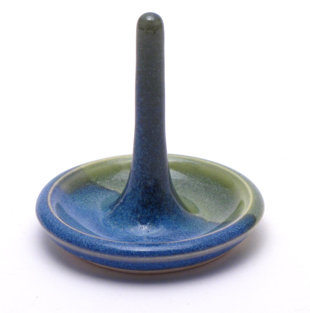 Blue and Green Ring Holder