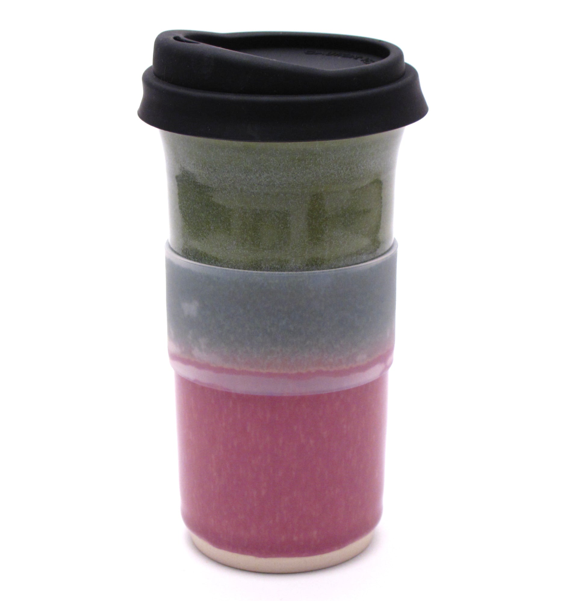 Green and Lilac Travel Mug