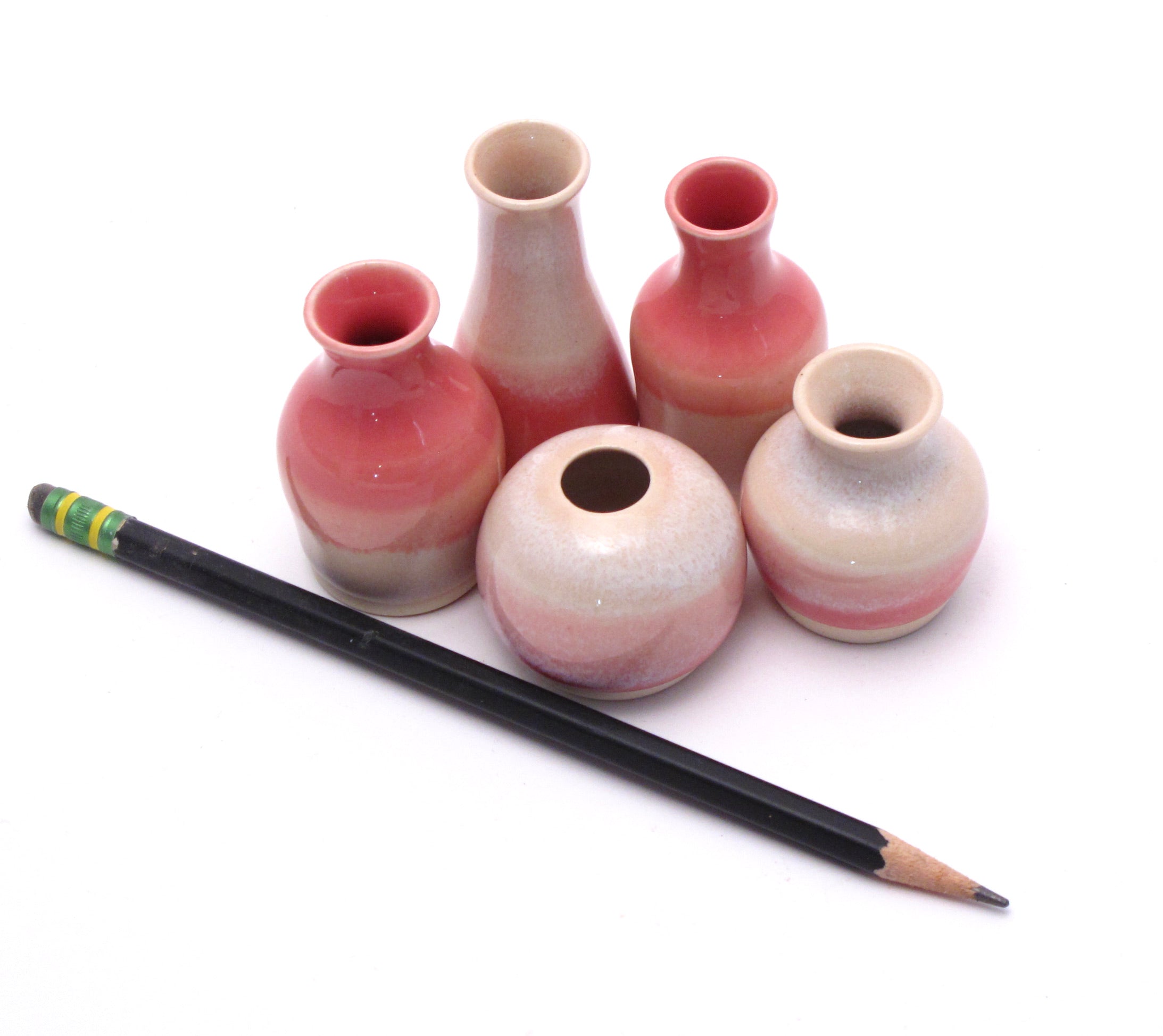 Pretty in Pink Mini Vase Collection