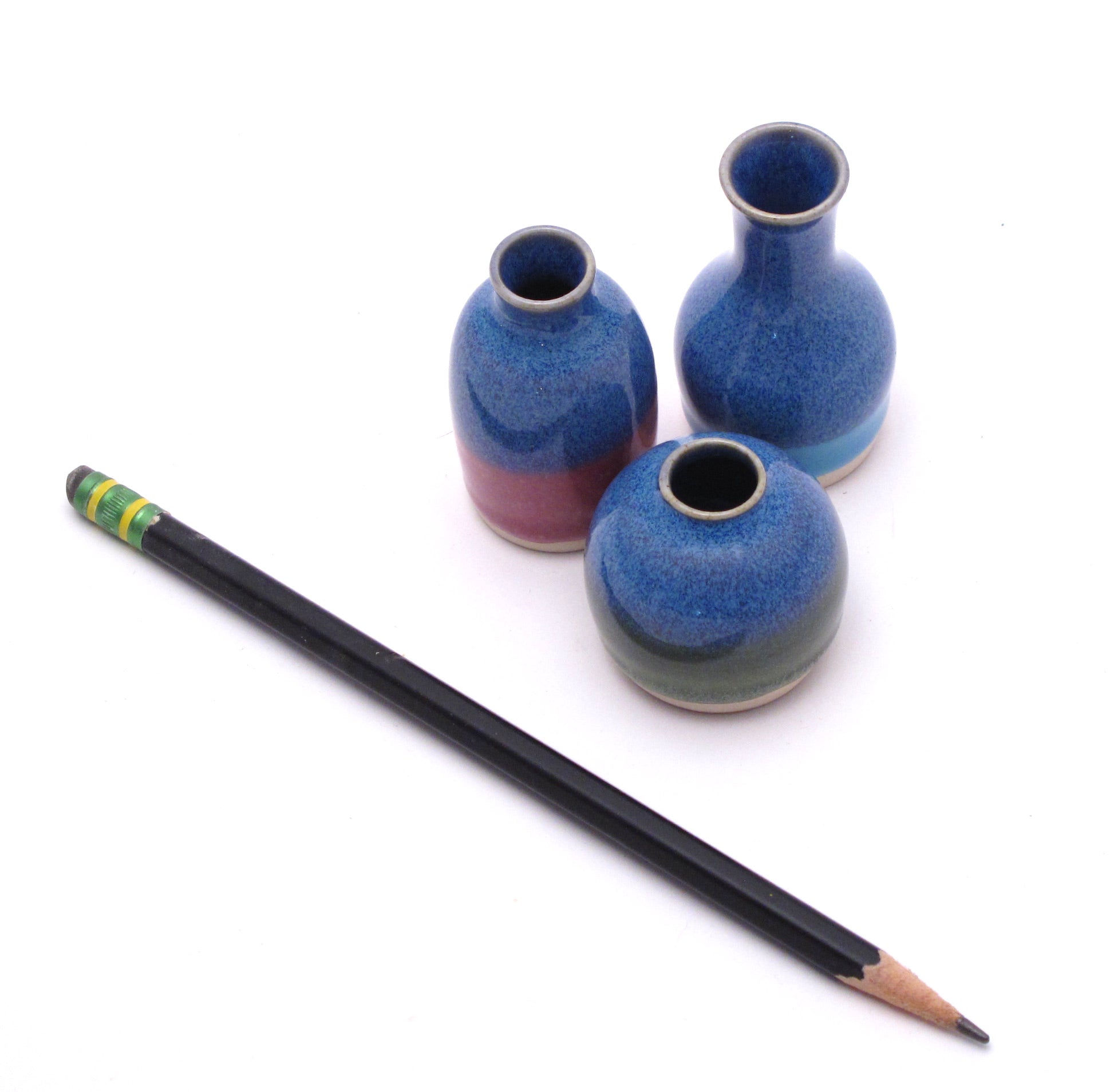 Beautiful Blues Mini Vase Collection