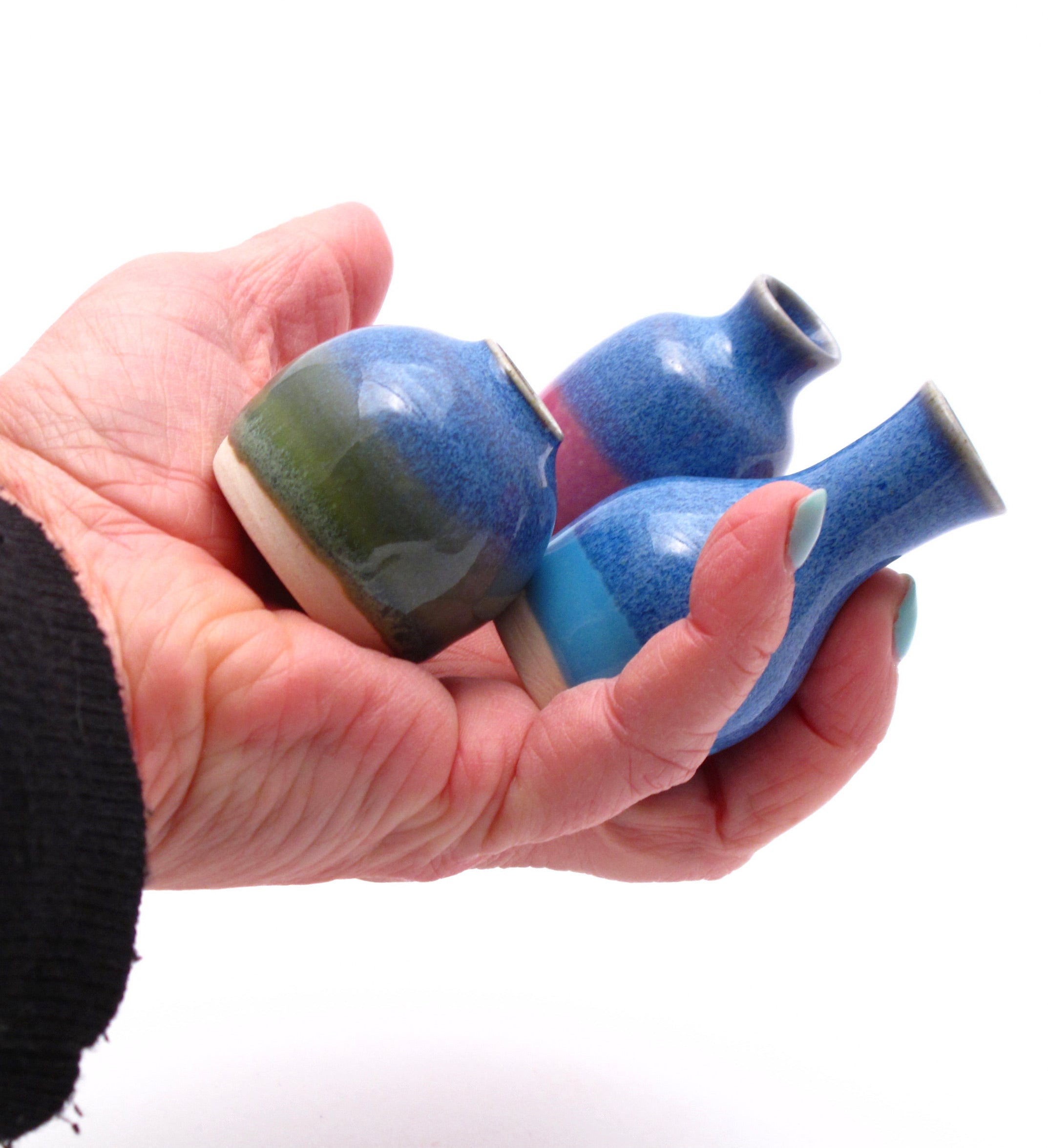 Beautiful Blues Mini Vase Collection